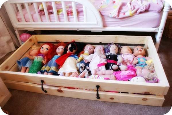 barbie underbed storage