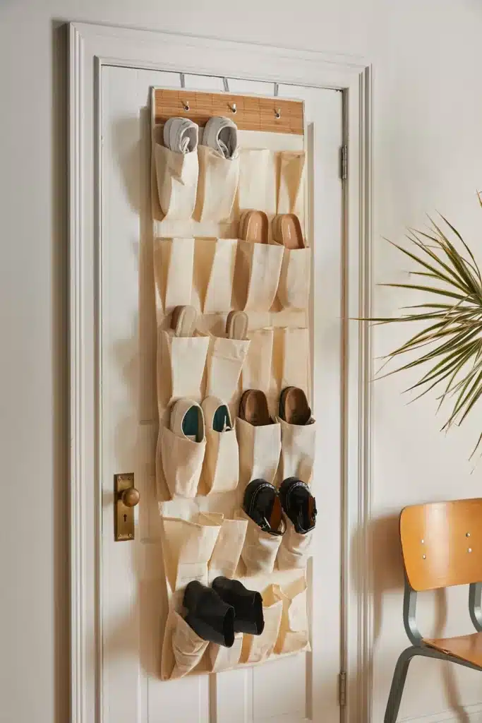 entryway corner shoe shelving