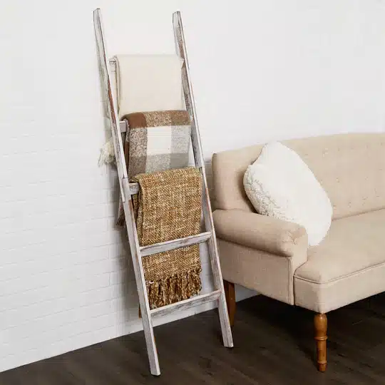 Wooden Blanket Ladder