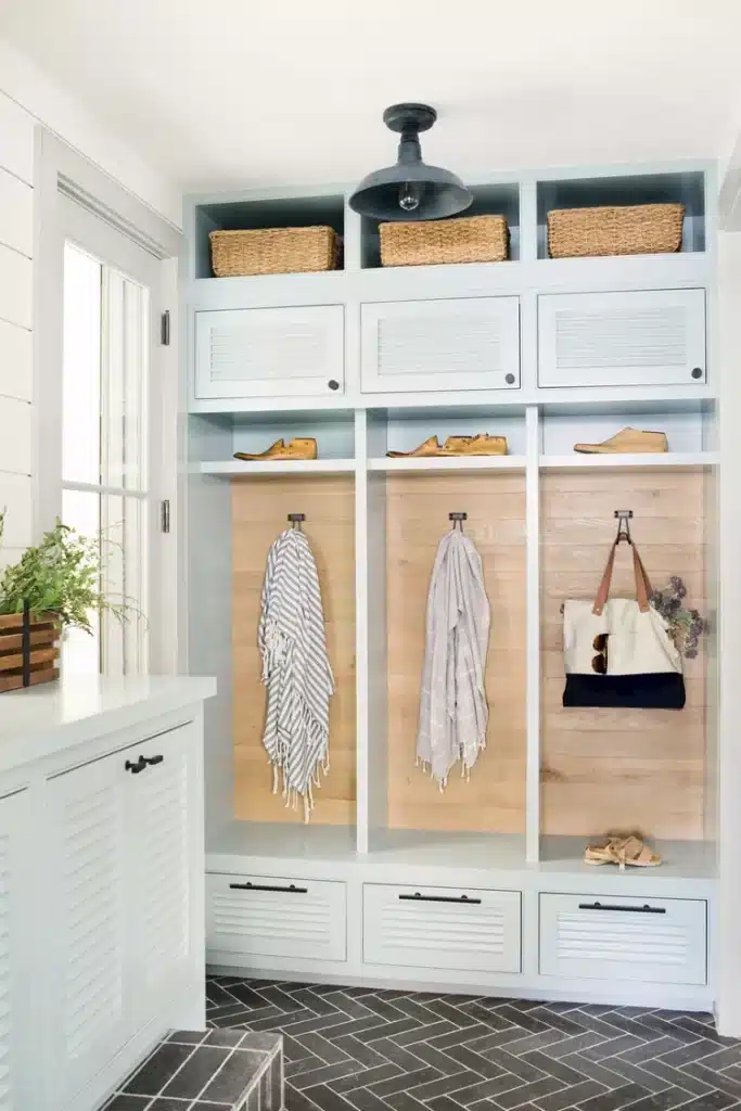 Open Cubbies for shoe storage