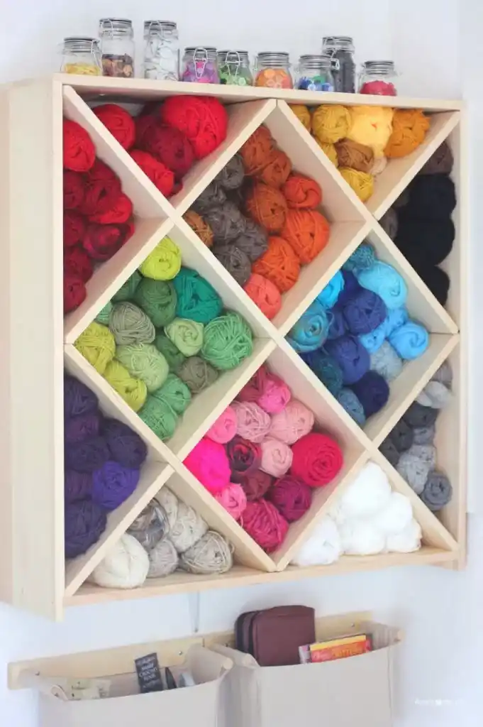 Yarn storage ideas