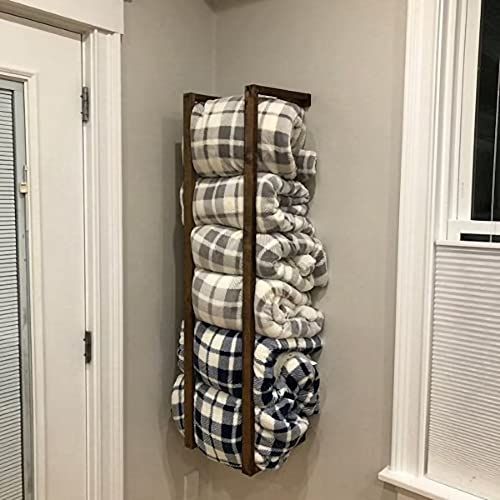 Wall Rack Blanket Storage