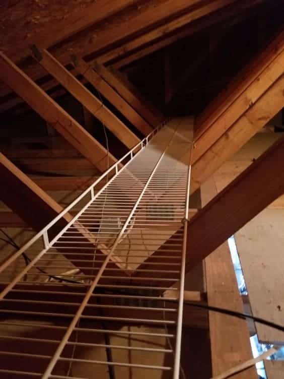 wire racks for attic storage