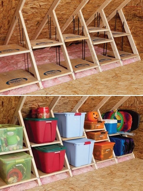 attic storage ideas