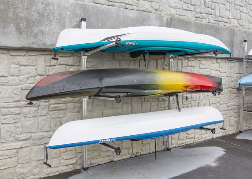 kayak wall mounted rack