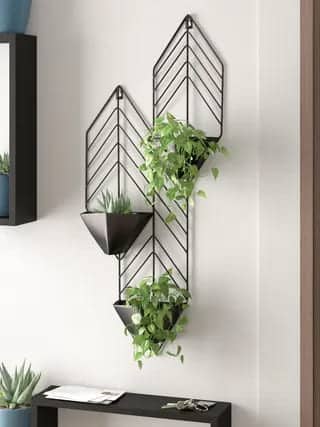 iron wall mounted planters