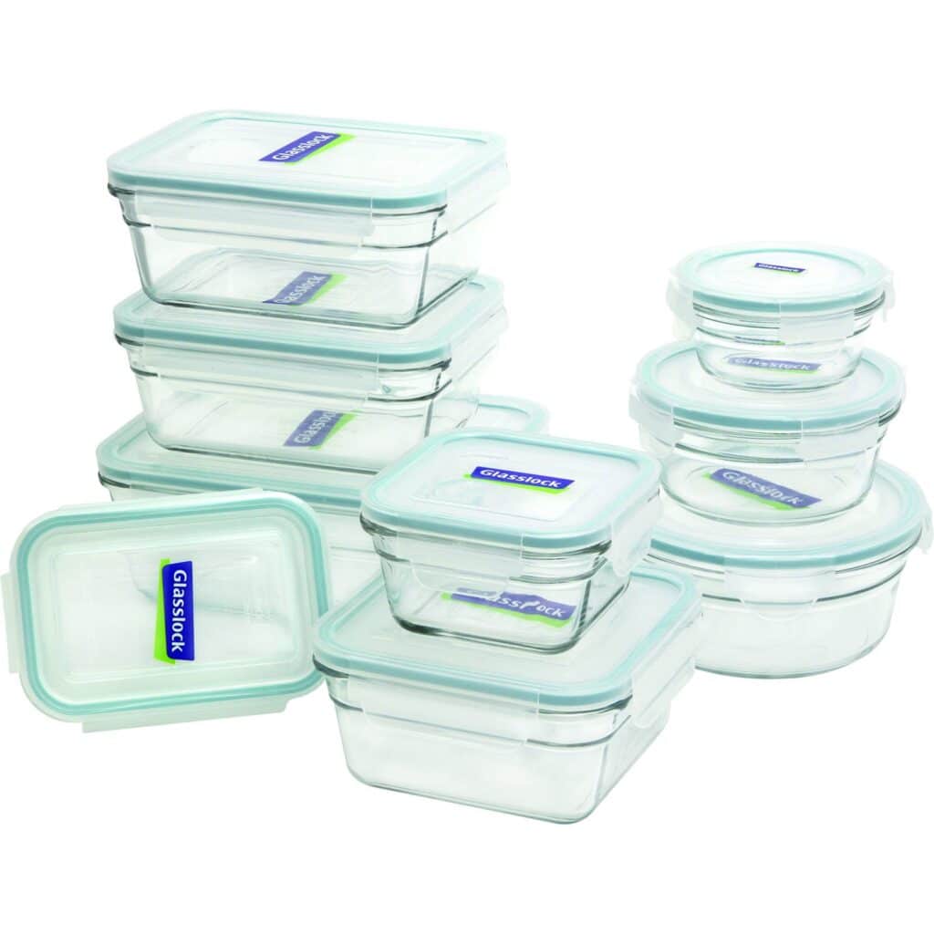 A view of a Glass Lock 18 Piece Container Set