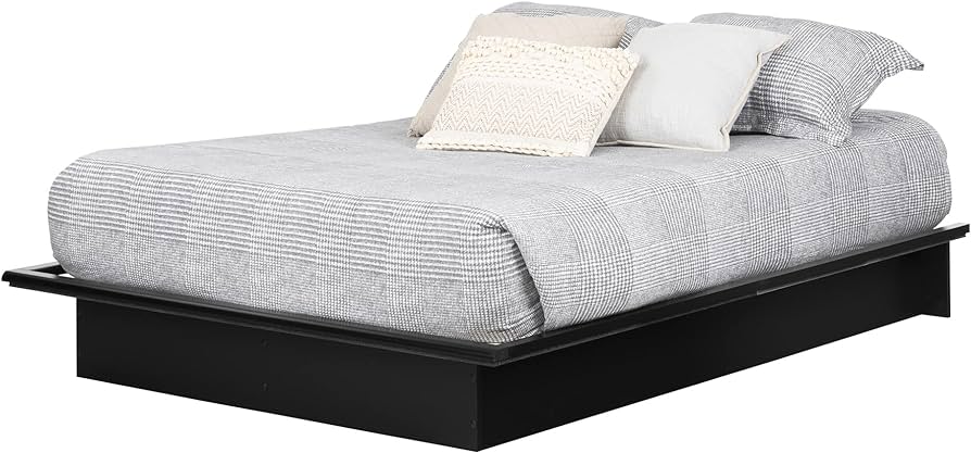 A view of a Step one platform bed