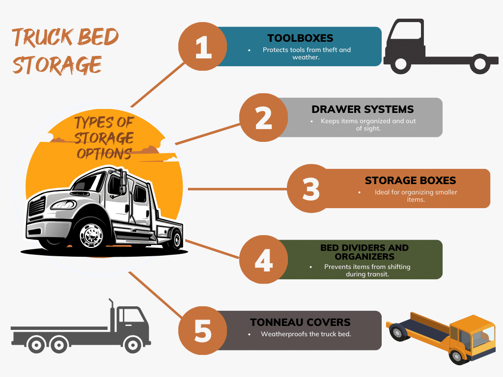 Truck bed storage ideas types and pros