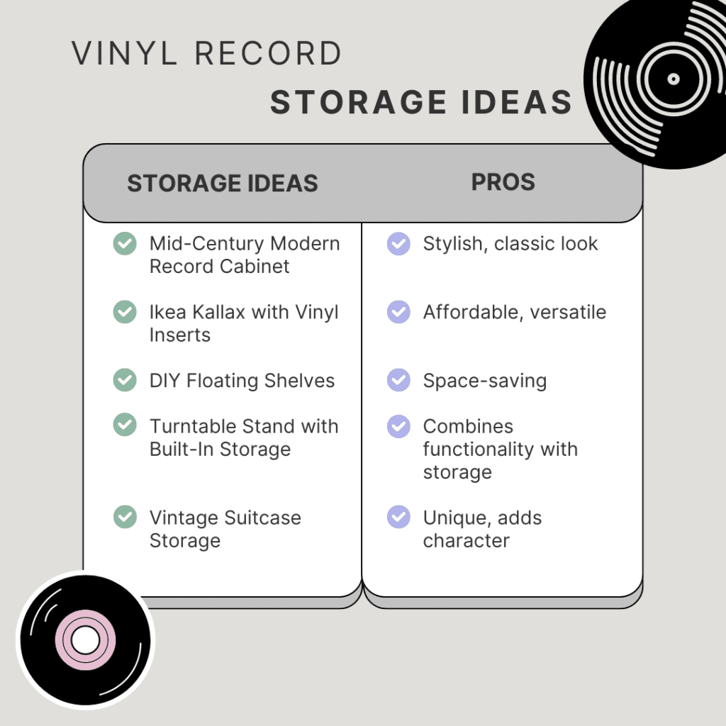 Vinyl storage ideas comparison